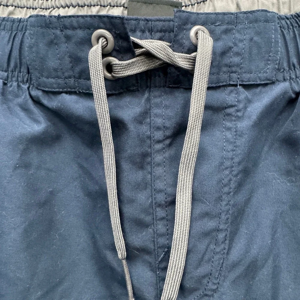 Nike Mens XXL Navy Blue Colorblock Swim Trunks Mesh Lined NESS8512‎ SU25788